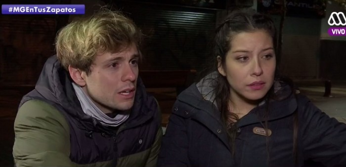 Joaquín Méndez y Coté Quintanilla vivieron cruda experiencia durmiendo un día en la calle