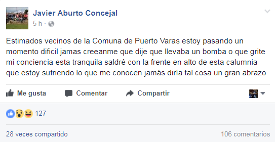 Javier Aburto Concejal | Facebook