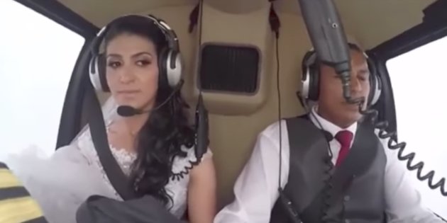 Registro muestra últimos minutos de novia antes de sufrir trágico accidente en helicóptero