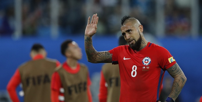 Arturo Vidal compartió tiernas imágenes de su regreso a casa tras la Copa Confederaciones