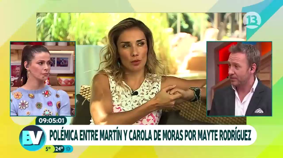 Martín Cárcamo se defendió ante acusación 'mala leche' de Carola de Moras