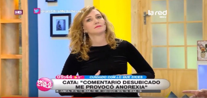 Cata Pulido reveló el violento comentario de un director de TV que la llevó a la anorexia