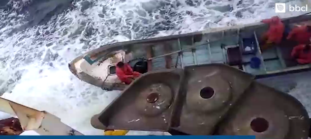 Piratas fueron captados asaltando barco en Coronel