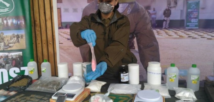 Carabineros desbarató laboratorio donde se preparaba droga denominada 'Calvin Klein'