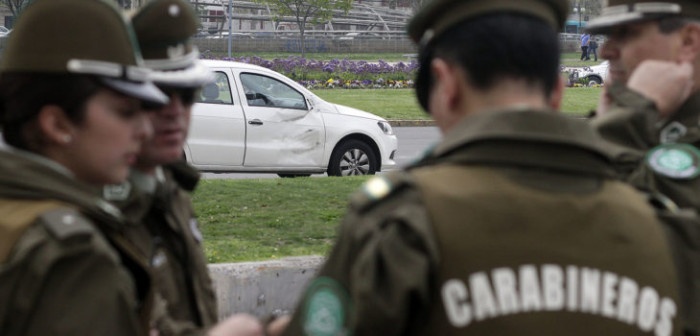 Viajaban en auto robado y con armas: tras choque quedaron lesionados y fueron detenidos