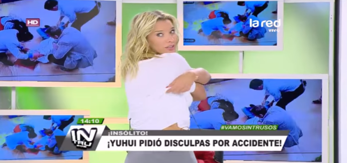 El sensual destape con el que Claudia Schmidt dejó impactado al equipo de 'Intrusos'
