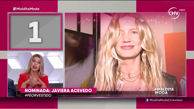 Maldita Moda: Javiera Acevedo fue elegida la peor vestida por look deslavado y descuidado