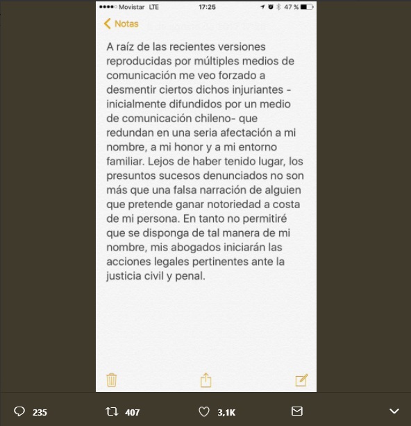 Juan Mónaco | Twitter