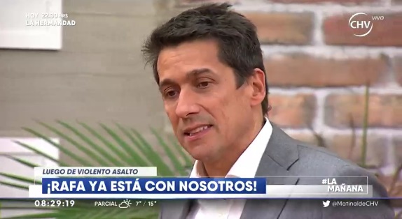 Rafa Araneda no aguantó la emoción y se quebró en pantalla tras recordar violento asalto