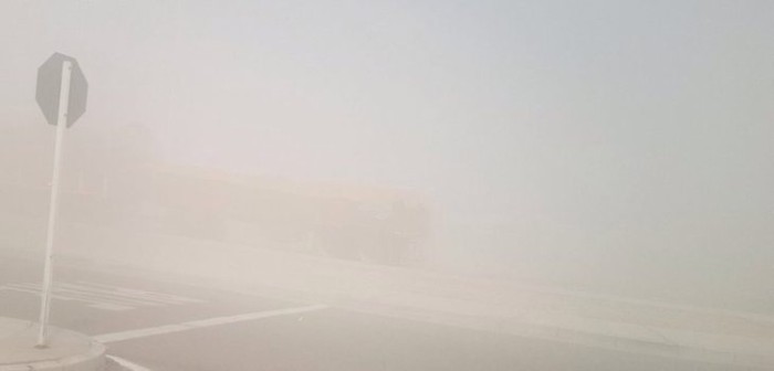 Vientos de hasta 100 kilómetros por hora provocaron tormenta de arena en Colchone