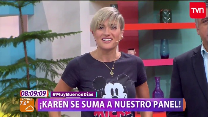 El rockero look con el que Karen Bejarano debutó en el 'Muy Buenos Días'