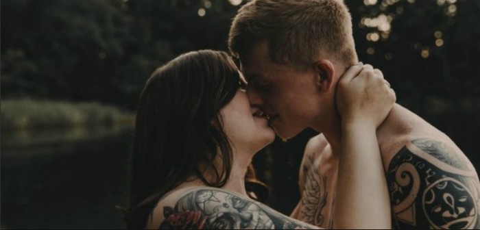 Joven de talla grande entregó potente mensaje junto a su pareja en viral sesión de fotos