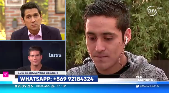 Chofer Uber chocado por Ignacio Lastra recibió ayuda de una televidente en 'La Mañana'