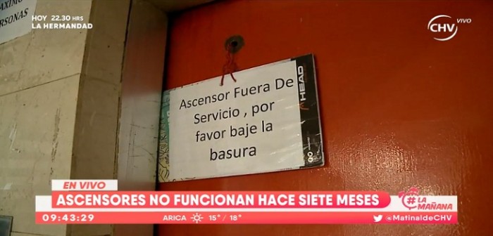 Indignante caso: anciana no sale de su departamento hace 5 meses por avería en ascensores