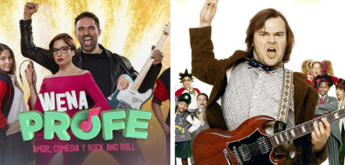 El increíble parecido de 'Wena Profe' de TVN con la película School of Rock de Jack Black
