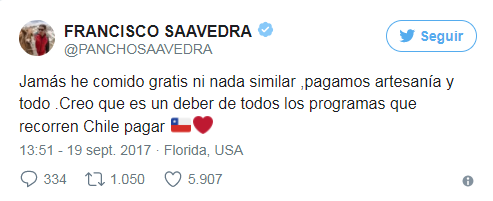 Francisco Saavedra | Twitter