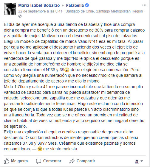 Maria Isabel Sobarzo | Facebook