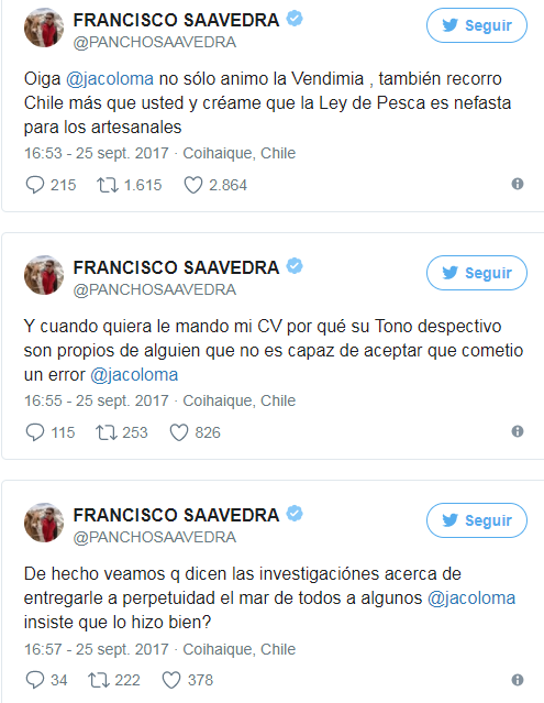 Pancho Saavedra | Twitter
