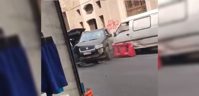 Impactante video registra a conductora ebria intentando escapar de Carabineros