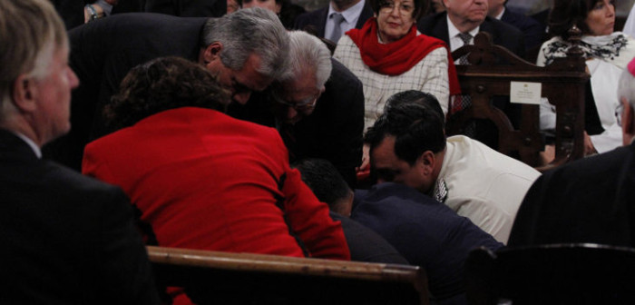 Te Deum Ecuménico fue interrumpido por desmayo de un asistente