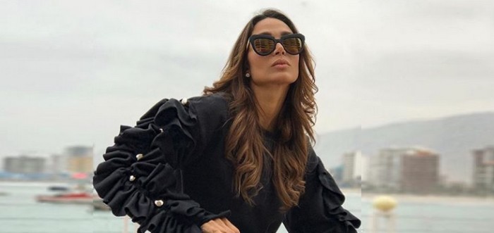 Lisandra Silva se robó las miradas con sensual y escotado vestido en festival de cine