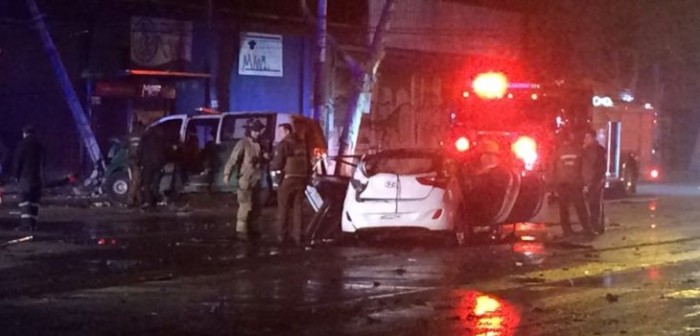 Fuerte persecución policial terminó con dos muertos en El Bosque: un carabinero y un civil