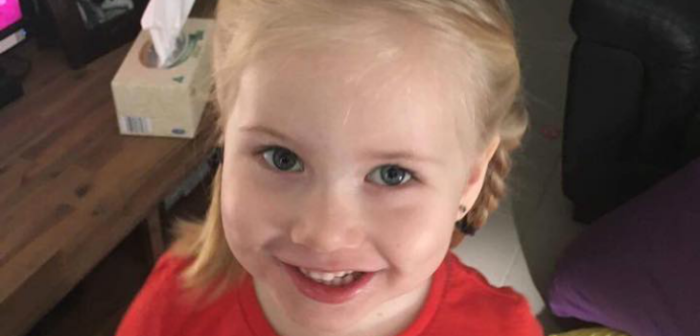 Niña de 4 años cumplió su último sueño sólo a días de morir de cáncer