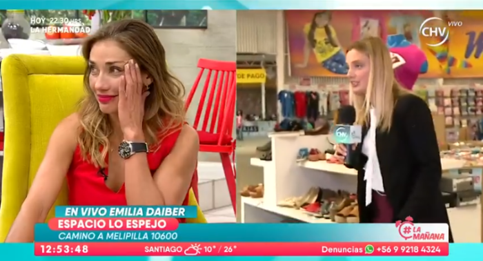 Emilia Daiber protagonizó vergonzoso chascarro en pleno despacho para 