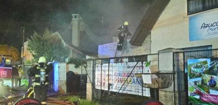 Incendio afectó a jardín infantil en sector Lomas de San Andrés en Concepción