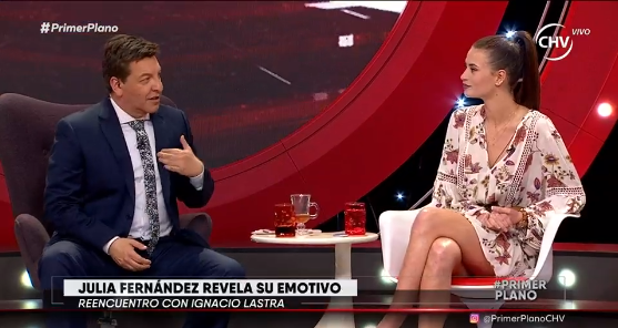 Julia Fernández reveló qué fue lo primero que le dijo Ignacio Lastra en su reencuentro