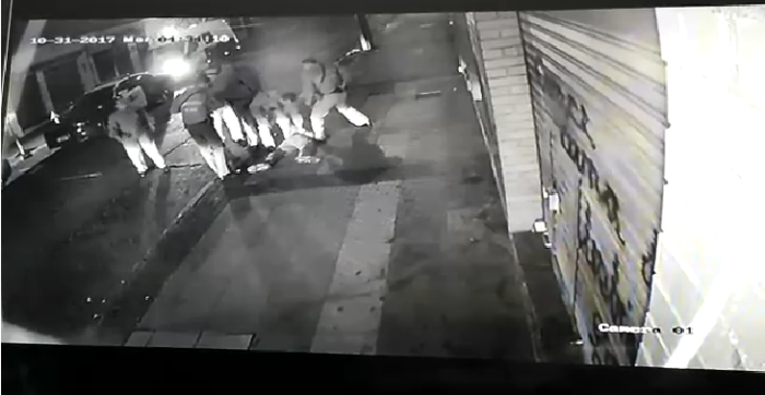 Ladrón sufre impactante caída de altura cuando intentaba robar en local penquista