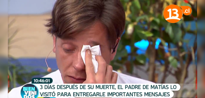 El emotivo momento de Matías Vega en 'Bienvenidos': tuvo contacto con su padre fallecido