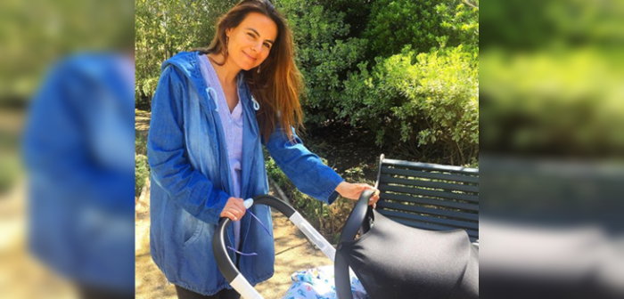 Así de adorable está el hijo de la ex 'Rojo' Pía Guzmán a casi dos meses de su nacimiento