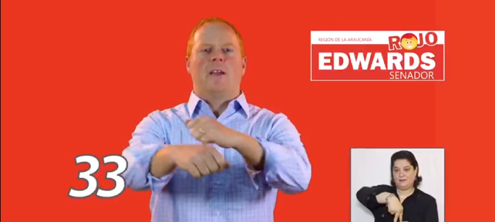 La emblemática frase que utilizó José Manuel Edwards en sus 1,11 segundos en la franja