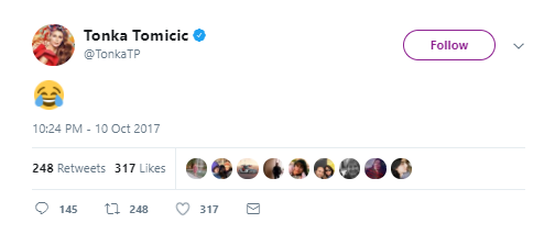 Tonka Tomicic | Twitter