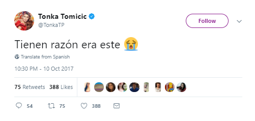 Tonka Tomicic | Twitter