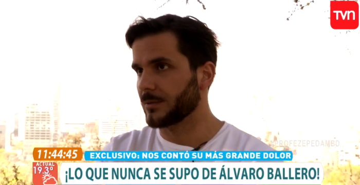 Álvaro Ballero contó cuál es el mayor dolor que ha sufrido en su carrera televisiva