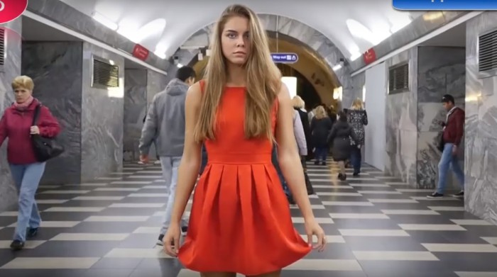 Joven protesta por el acoso mostrando su ropa interior en el metro: no logró su objetivo