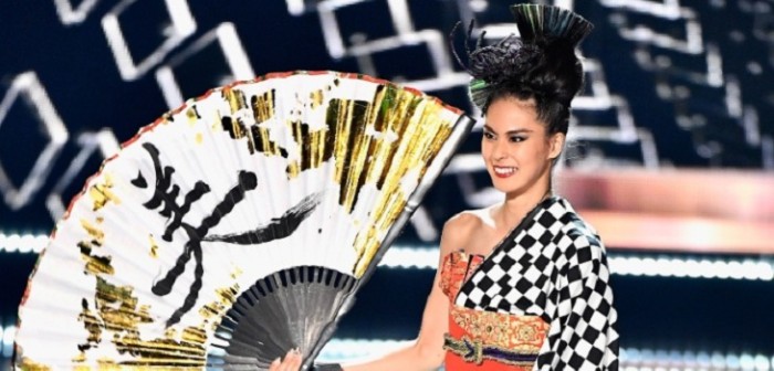 El cautivador 'doble traje' con el Miss Japón llamó la atención en Miss Universo
