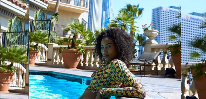 Modelo que fue rechazada por ser muy alta y curvilínea realizó sensual sesión fotográfica