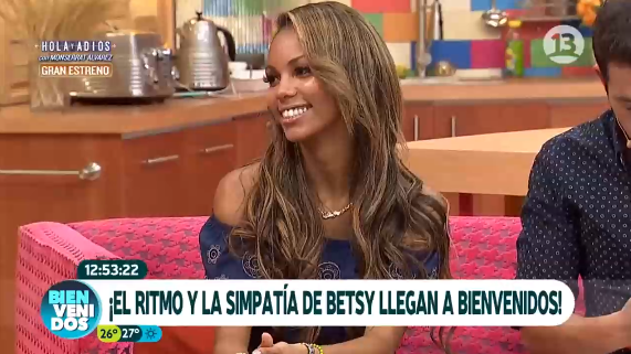 Betsy Camino se integra como panelista a 'Bienvenidos' de Canal 13