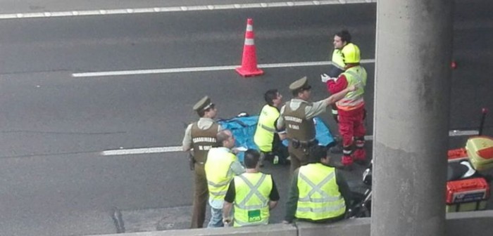 Hombre murió atropellado en Autopista Central: hecho generó varios accidentes de tránsito