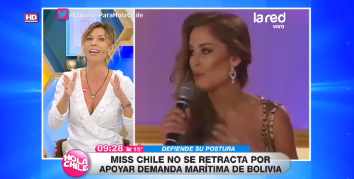 Coni Roberts y dichos de su prima Miss Chile sobre demanda boliviana: 