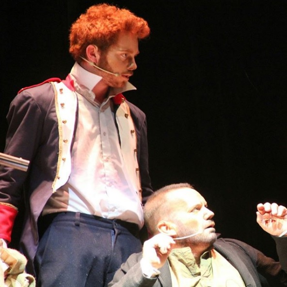 Manuel junto a su padre, Felipe 