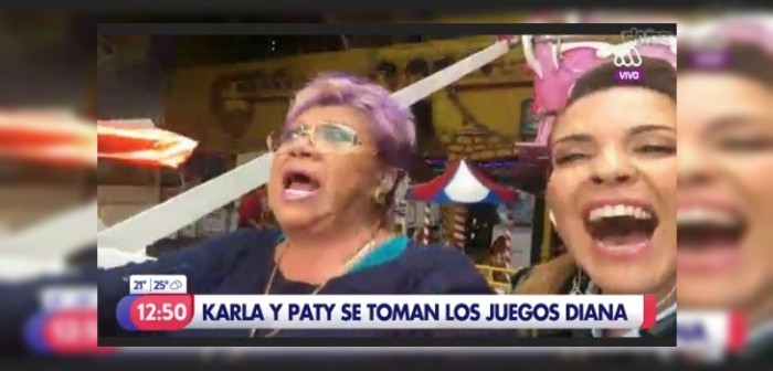 Paty Maldonado sufrió con estresante visita al parque de diversiones en Mucho Gusto