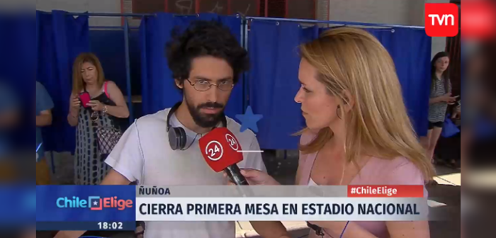 La extraña explicación de joven que intentó 'robarse' una urna durante despacho de TVN