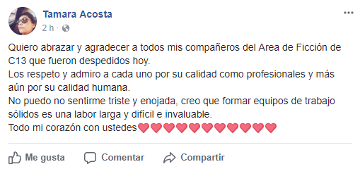 Tamara Acosta | Facebook