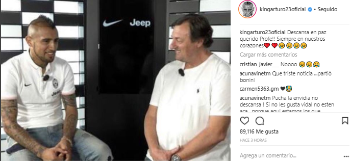 Arturo Vidal | Instagram