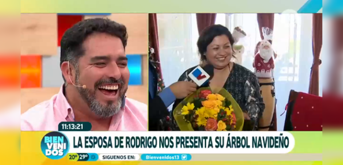 Rodrigo Villegas sorprendió en Bienvenidos con producida decoración navideña de su hogar