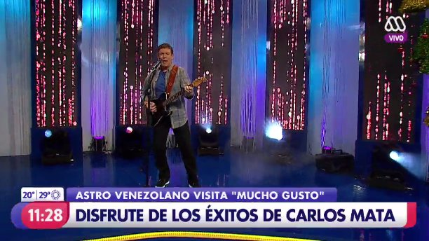 Carlos Mata visitó Mucho Gusto y su aspecto se robó la atención en redes sociales